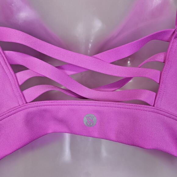 Victorias Secret Allegro Sport Bra Womens 36D Pink Berry Medium Support Wireless - Picture 7 of 15